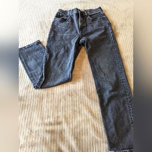 Everlane Mid Grey Straight Leg Jeans